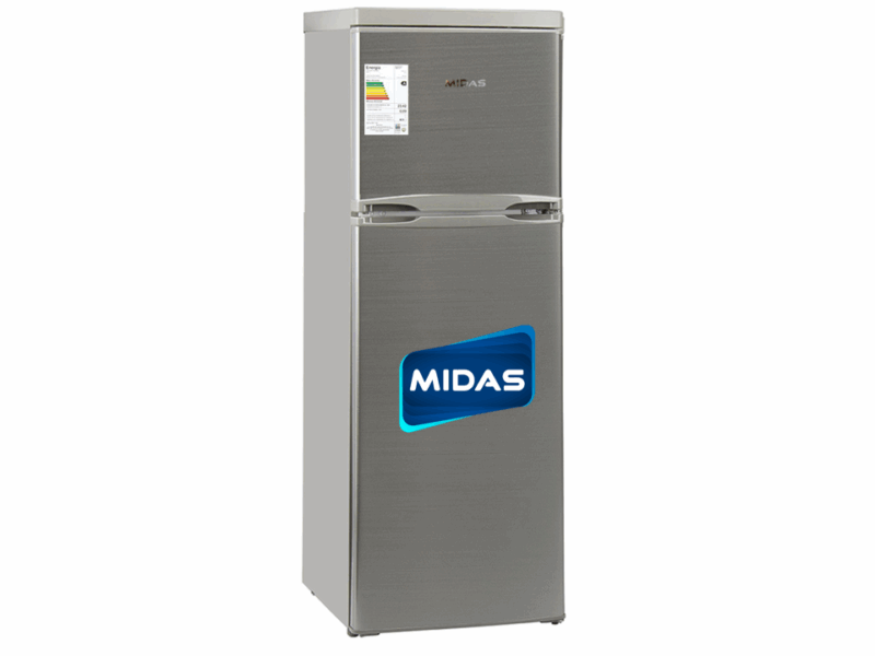 HELADERA MIDAS 350 LTS 2 PUERTAS INOX MOD MD HD 351