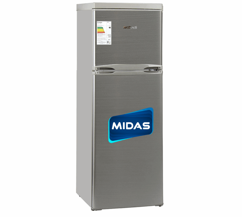 HELADERA MIDAS 350 LTS 2 PUERTAS INOX MOD MD HD 351