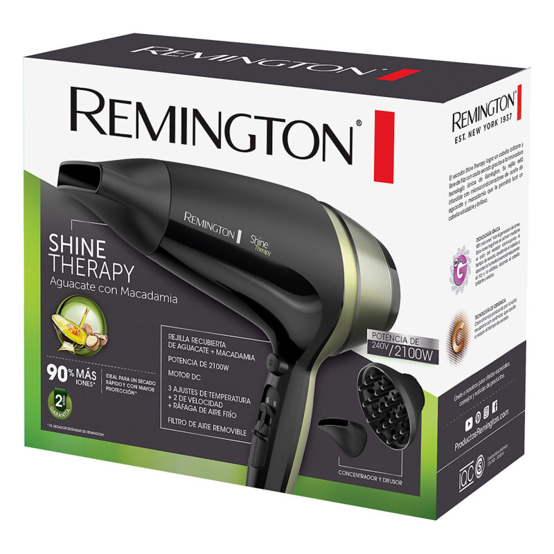 SECADOR DE PELO REMINGTON D13A SHINE TERAPHY