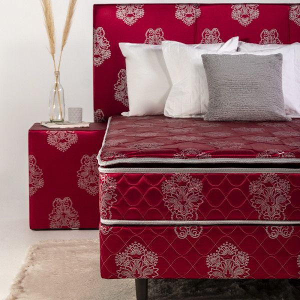 SOMIER NOGAL RELAX 1.40 X 1.90